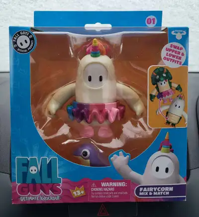 *Brand New* Fall Guys Figure Toy - Unicorn FairyCorn Mix & Match, View more