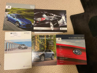 Subaru BRZ Impreza wrx sti dealer brochure book catalog 