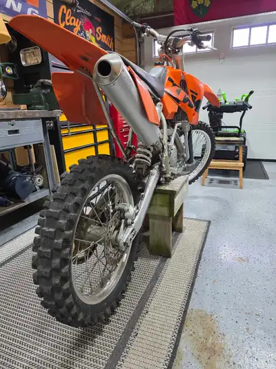 2003 KTM 450SX. Don't have the time or desire to complete this bike. Previous owner had engine rebui...