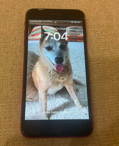 iPhone 14+ Red 64GB Excellent condition except for a one inch very faint scratch on glass. (see thir...