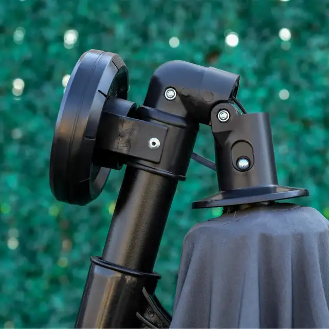 Banana 10' Outdoor Cantilever Umbrella with Solar Lights in Patio & Garden Furniture in Markham / York Region - Image 10