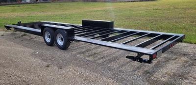 New-Bearco, Tiny Home Steel Tandem Axle Action Series Trailer, 83" x 34' Tri-Axle With 21,000lb GVWR...