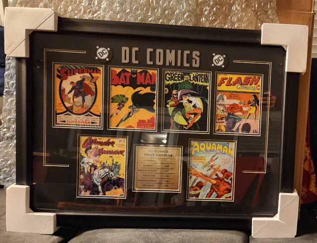 DC Comics First Editions Matted Frame in Arts & Collectibles in Dartmouth