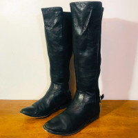 Coach leather boots