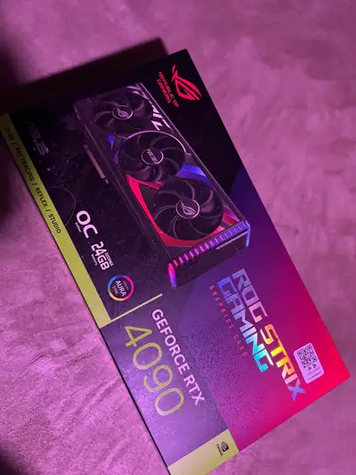 ASUS ROG Strix GeForce RTX™ 4090 BTF OC Edition. + EK-Quantum vector2 water block. GPU $3400 Water b...