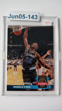 SHAQUILLE O"NEAL 1992-93 UPPER DECK ROOKIE STANDOUT CARD #RS15