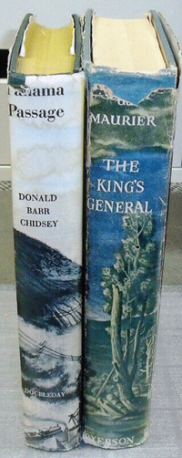 2 BOOKS (PANAMA PASSAGE)(THE KING'S GENERAL) 1940'S