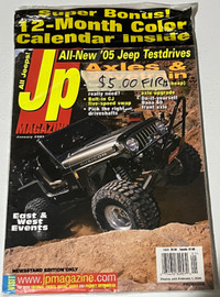 Jp (Jeep) Magazine January 2005 Issue (BRAND NEW)