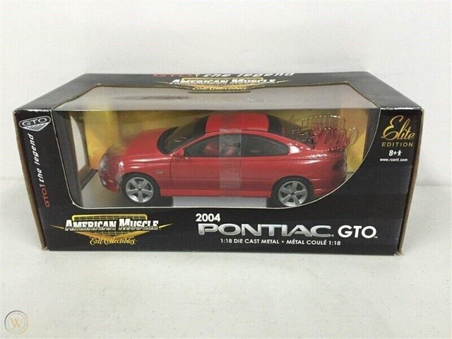1:18 2004 PONTIAC GTO BY AMERICAN MUSCLE in Toys & Games in City of Toronto