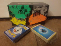 Evoli Eevee Pokemon cards game lot +RARE +REVERSE Holo Box boite