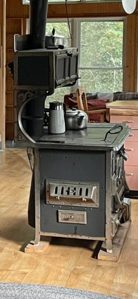 Antique wood burning cook stove 