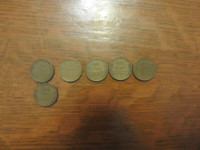 5 - 1940's / 1950's American Pennies