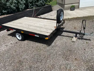 Tilt trailer Completely Rebuilt Comes with ownership $1400 obo