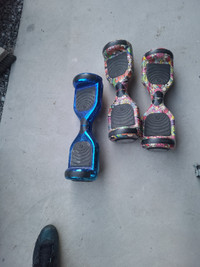 3 hover boards $100