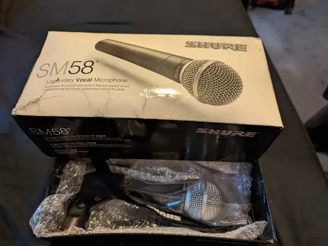 NEW Shure SM58 Vocal Microphone in Pro Audio & Recording Equipment in Cambridge - Image 2
