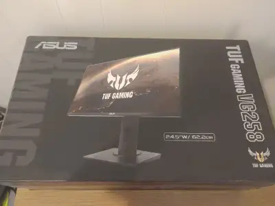 Asus TUF Gaming VQ258QM Used in a dual monitor set-up for about 2 years, works great, no dead pixels...