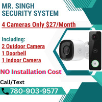 Home/Business Cameras and Security System In Edmonton