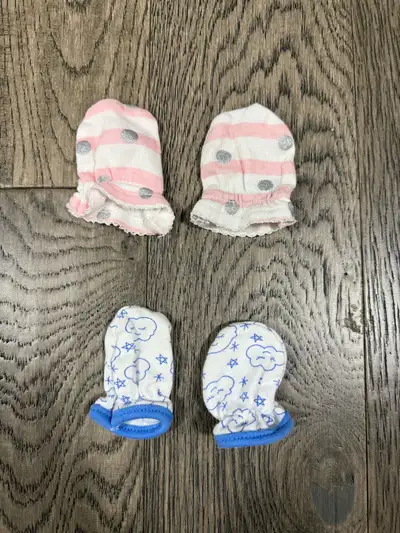 newborn baby scratch mittens , View more