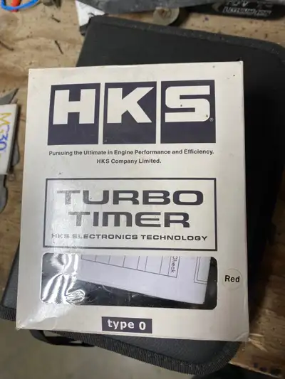 His turbo timer. Brand new, never installed