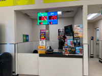 Busy Lottery Kiosk