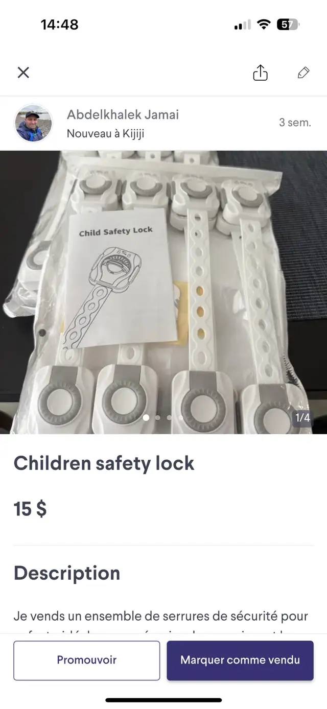 Children safety lock in Gates, Monitors & Safety in Saint-Hyacinthe - Image 7