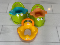 Fisher Price - 2 Frog Potties + Duck toddler Potty toilet Seat 