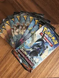 *sold* Pokémon Burning Shadows boosters