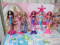Barbie 6 Grandes Sirènes de Luxe 15$ Chacune ou 2 Pour 25$