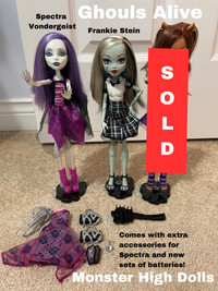 Monster High - Ghouls Alive Clawdeen, Spectra and Frankie