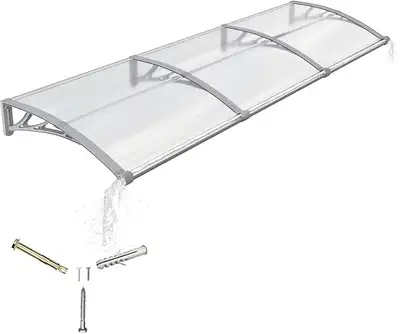 new in box never used Material ABS Plastic Steel Colour Gray Bracket/Transparent Board Size 40x120IN...