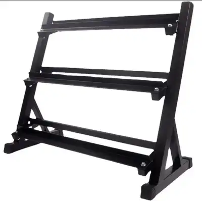 3 tier dumbbell rack, can stack 10 pairs , View more