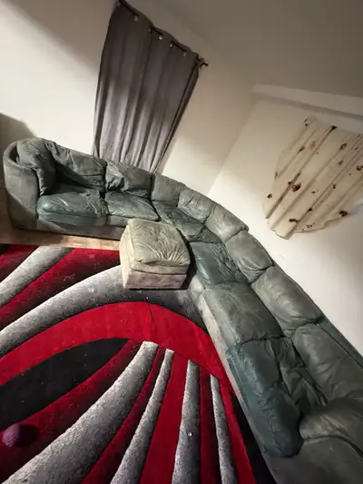 leather sectional , View more