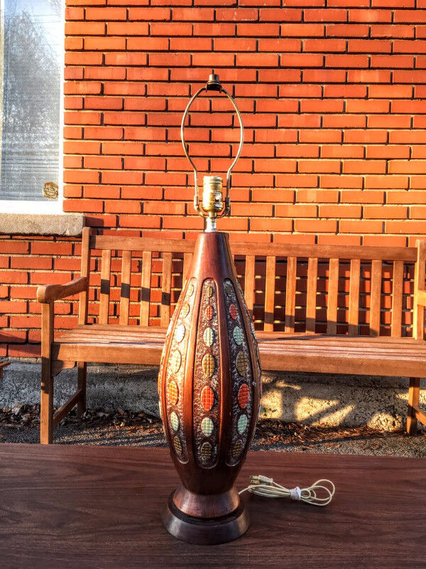 Jolie Lampe de Table Mid Century TECK et Ceramique dans Éclairage intérieur et plafonniers  à Ville de Montréal - Image 3