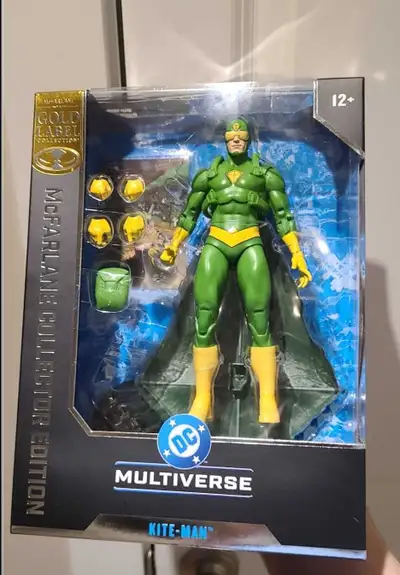 DC MCFARLANE MULTIVERSE GOLD LABLE KITE-MAN COLLECTOR EDITION, View more