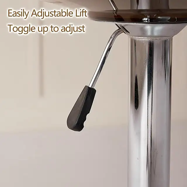 Swivel Bar Stools with Backs Acrylic Bar Stools Adjustable in Chairs & Recliners in Markham / York Region - Image 9