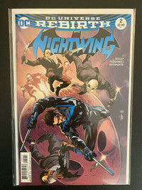 DC Universe Rebirth Nightwing #2 High Grade DC Comic Book VF/NM.