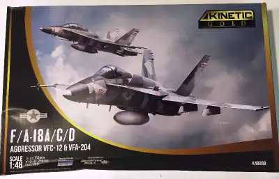 Kinetic 1/48 Boeing F/A-18A/C/D Aggressor VFC-12 & VFA-204, View more
