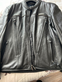 Mens Harley Davidson FXRG Leather Jacket, 2X