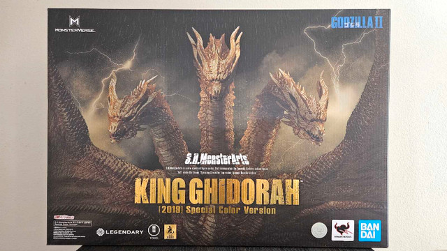 Bandai S.H. Monsterarts King Ghidorah 2019 Special Color Ver.  in Toys & Games in City of Toronto