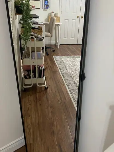 Full Body Mirror with Hooks in Back, View more