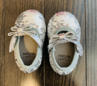 New Kids Stuart Weitzman Silver Shoes 