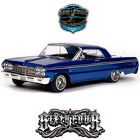 REDCAT RACING LOWRIDER 1964 Blue Kandy Chrome Chevrolet Impala