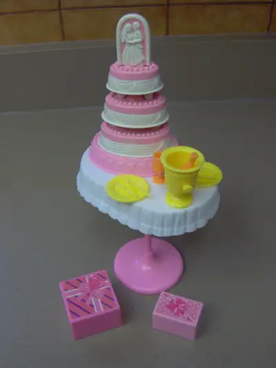 Barbie wedding cake set 1989, View more