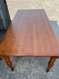 Soild wooden dining table