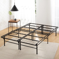 New Zinus 14" Queen Size Heavy Duty 3000 lb Foldable Bed Frame