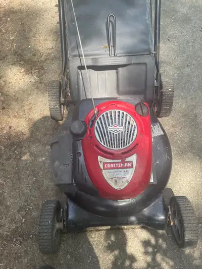 Sold Craftsman Lawnmower with bag