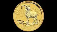 Pièce or chevre/bullion gold goat 2015 1/10 oz