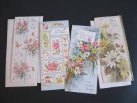 Four 1970s Greeting Cards, Get Well Soon & Happy Anniversary