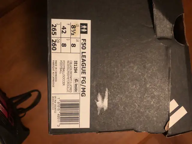 *DEAL* Soulier Soccer Adidas F50 League MG Noir - Youth 8.5 in Soccer in Gatineau - Image 3