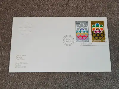 First Day Covers FDC - 1976 Montreal Olympics (1973 Issue), View more